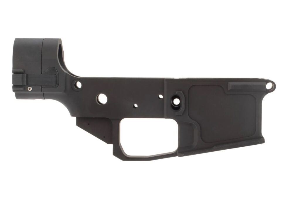 A picture of 0009437 17 design and mfg integrated folding lower receiver ar 15 stripped with USA Gun Store