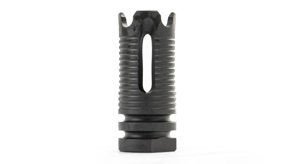 A picture of 0009942 ar15 phantom style flash hider 58 32 with USA Gun Store