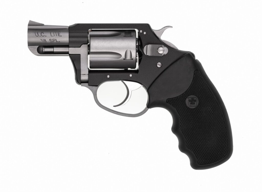 A picture of 0010728 charter arms undercover lite 38 special 2 full grip standard hammer blackstainless steel with USA Gun Store