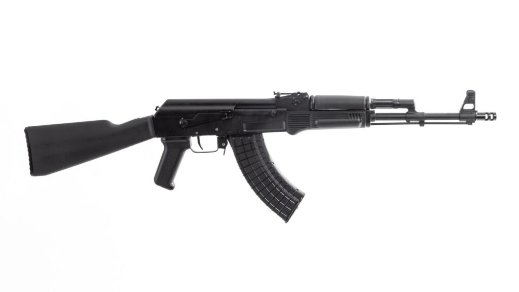 A picture of 0011198 arsenal sam7r 762x39mm semi auto rifle muzzle brake and enhanced fcg with USA Gun Store