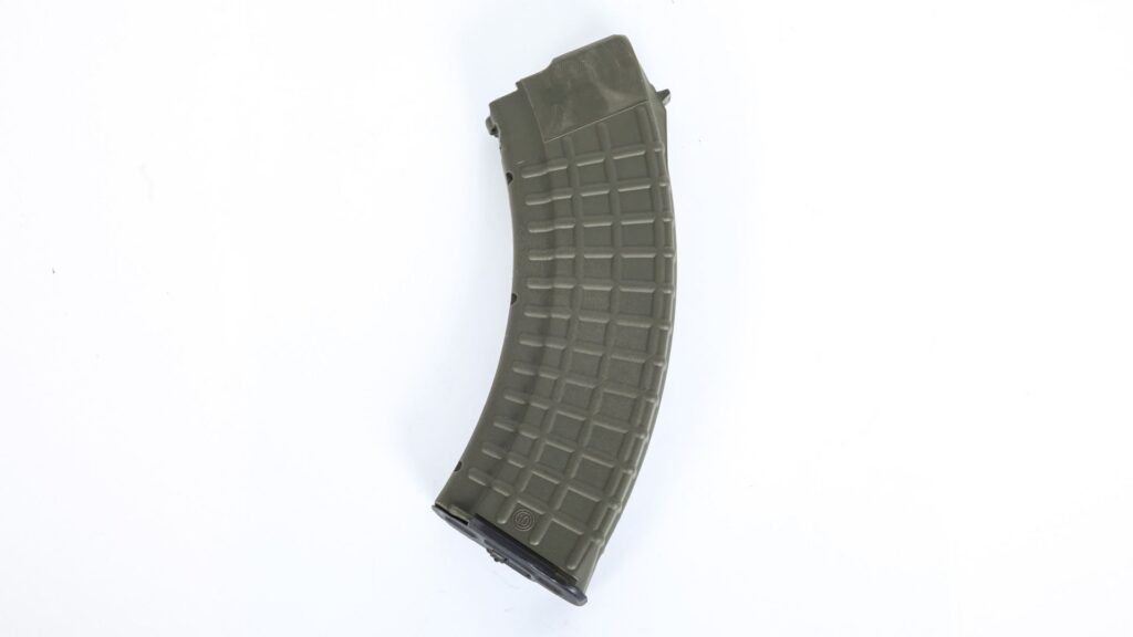 A picture of 0011685 arsenal circle 10 762x39mm factory original od green polymer 30 round magazine with USA Gun Store