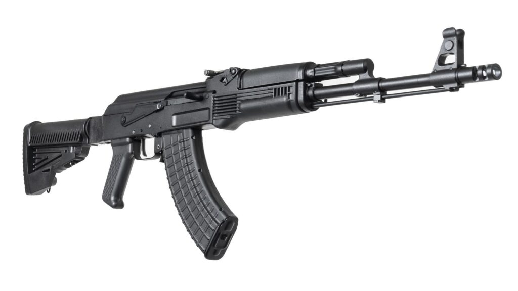 A picture of 0012167 arsenal sam7r 762x39mm semi auto rifle bulgarian ar m5 telescopic buttstock 30rd mag with USA Gun Store