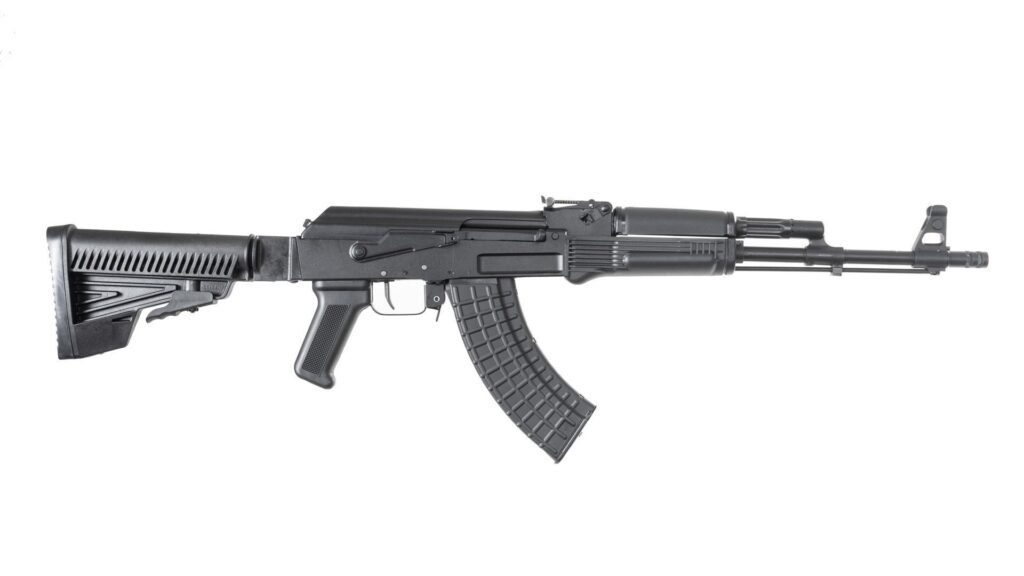 A picture of 0012168 arsenal sam7r 762x39mm semi auto rifle bulgarian ar m5 telescopic buttstock 30rd mag with USA Gun Store
