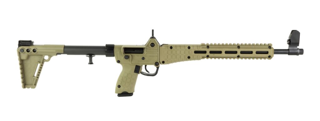 A picture of 0012200 keltec sub 2000 9mm carbine glock 17 10rd magazine blued tan finish with USA Gun Store