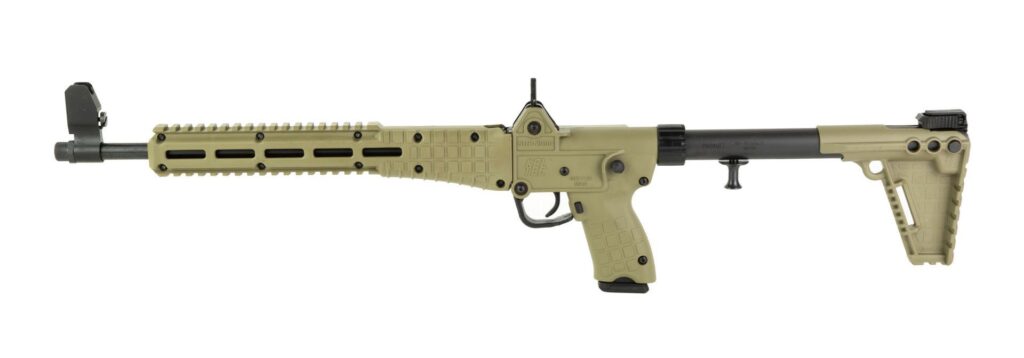 A picture of 0012201 keltec sub 2000 9mm carbine glock 17 10rd magazine blued tan finish with USA Gun Store