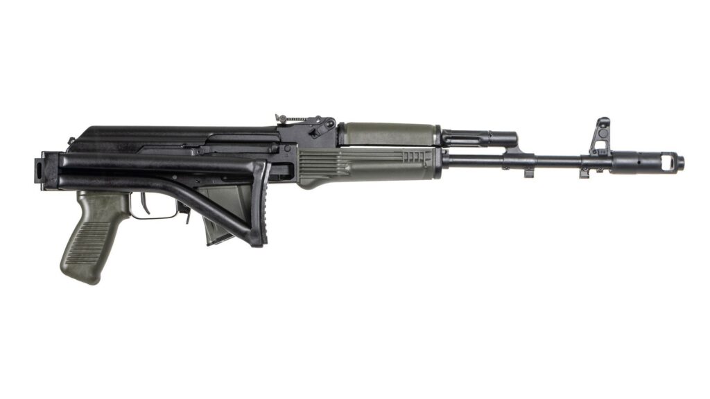 A picture of 0012662 arsenal sam7sf 84e 762x39mm od green semi auto rifle with enhanced fcg od green 10rd with USA Gun Store
