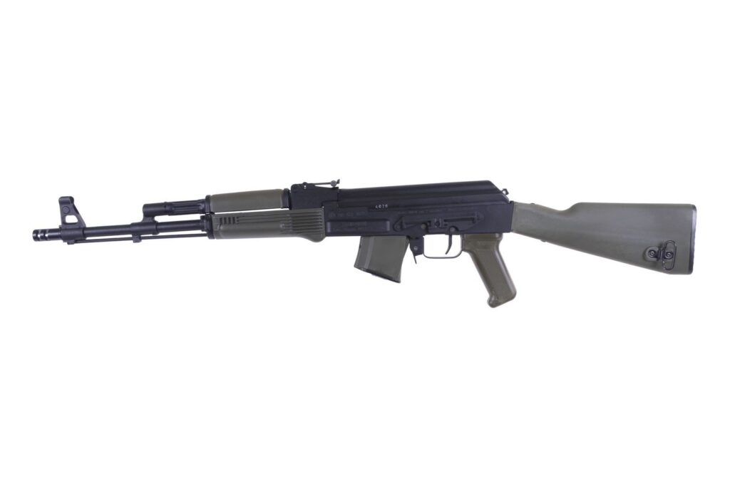A picture of 0013127 arsenal sam7r 762x39mm semi auto rifle od green furniture 10rd mag with USA Gun Store
