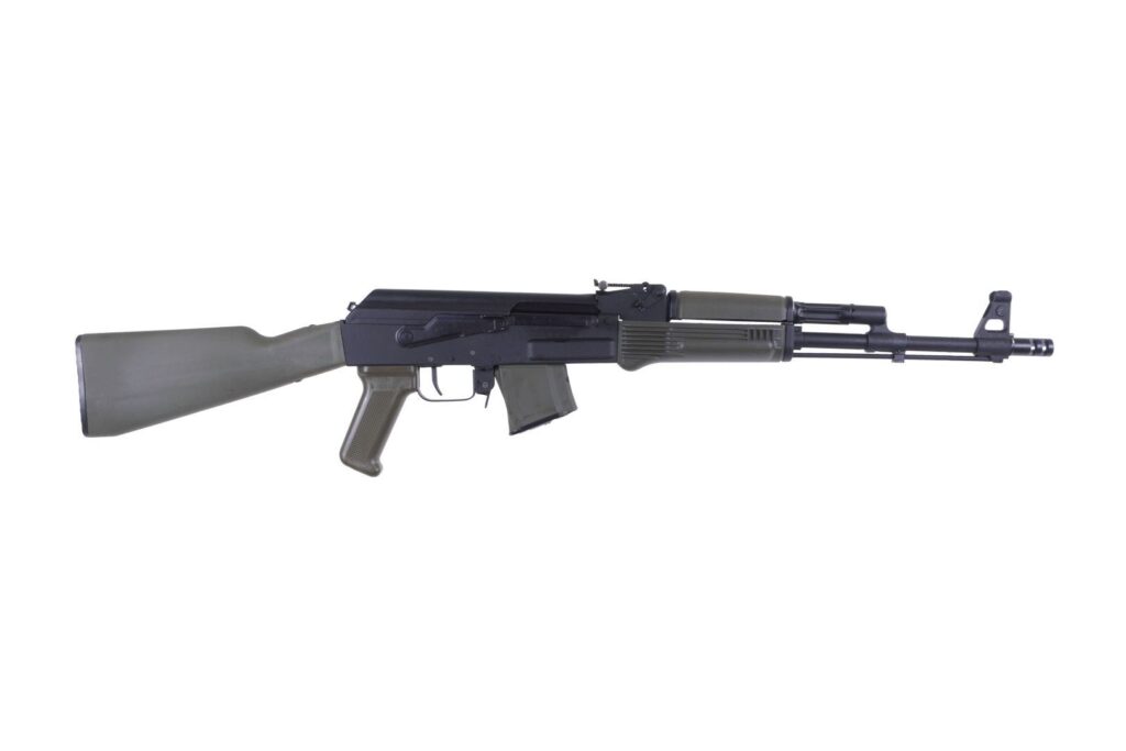 A picture of 0013128 arsenal sam7r 762x39mm semi auto rifle od green furniture 10rd mag with USA Gun Store