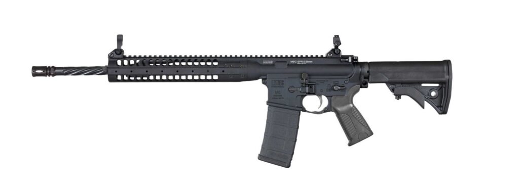 A picture of 0013182 lwrc international ic spr special purpose rifle 556 nato 30rd 16 barrel black with USA Gun Store