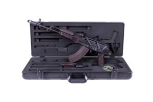 A picture of 0013203 arsenal sam7sf plum bulgarian side folder ak47 package 30rd mag sm 13 rail custom hard case with USA Gun Store