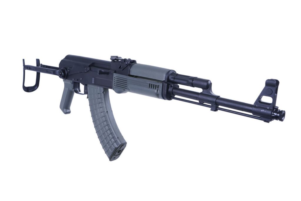 A picture of 0013934 arsenal sam7uf 85 762x39mm semi automatic rifle with gray furniture 10rd mag with USA Gun Store
