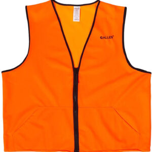 Allen 15768 Deluxe Hunting Vest XL Orange Polyester
