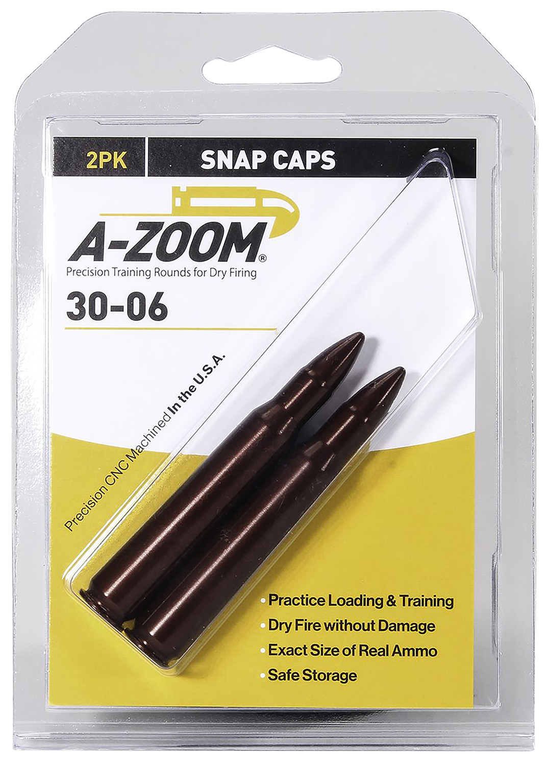 A-ZOOM 12227 Rifle Snap Cap 30-06springfield 2pack