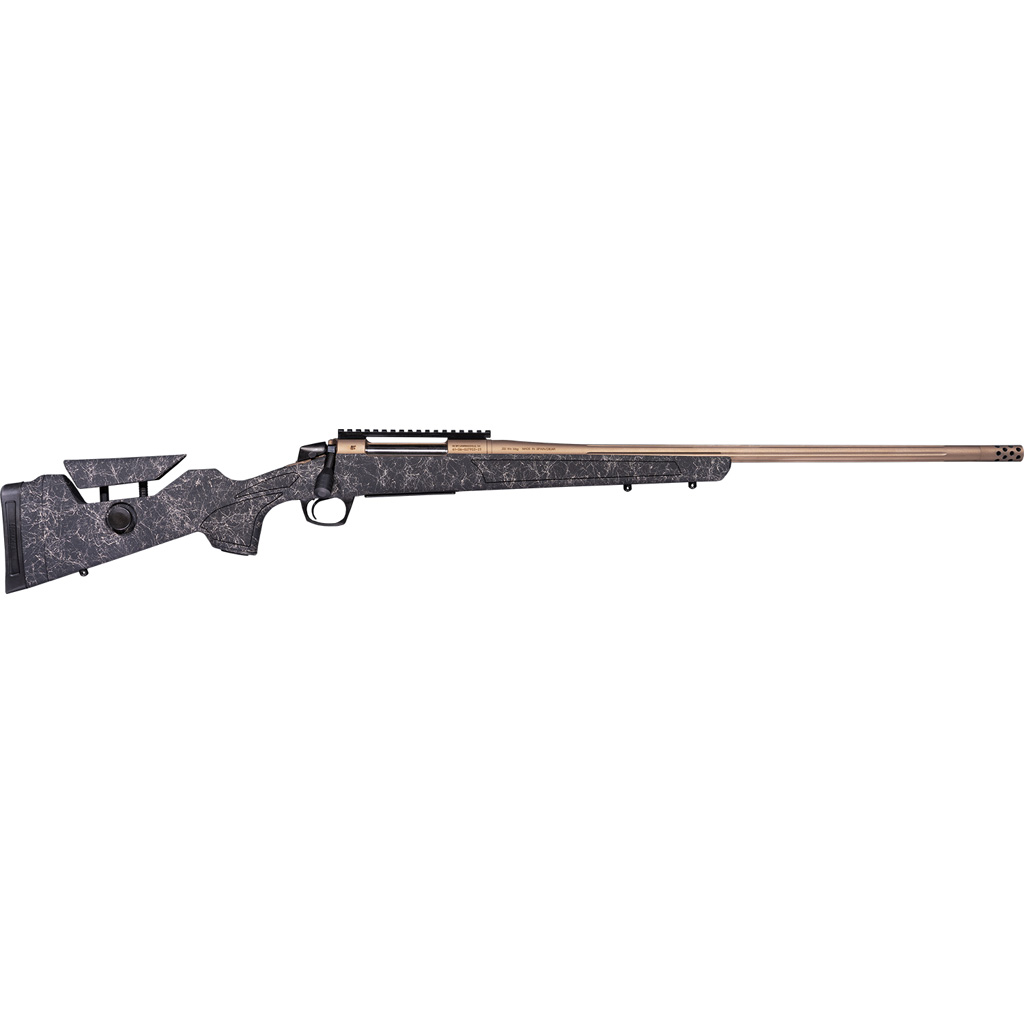 CVA Cascade Long Range Hunter Rifle 7mm Mag. 24 In. Smoked Bronze Webbing Web Rh