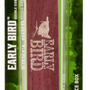 Primos PS2961 Early Bird  Box Call Turkey Hen Sounds Attracts Turkeys Natural Walnut/Purple Heart