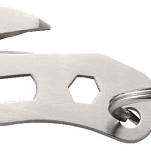 CRKT 2055 K.E.R.T.  Silver 8Cr13MoV SS Fixed 2.48" Long 8Cr13MoV SS Plain