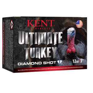 Kent Cartridge C123TK504 Ultimate Turkey 12Gauge 3" 1 3/4oz 4Shot 10 Per Box/10 Case