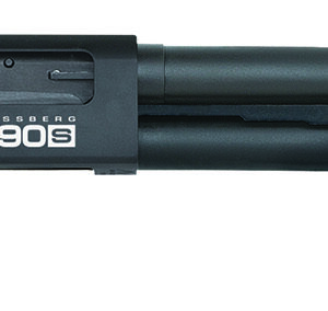 Mossberg 51601 590S Shockwave 12 Gauge 8+1(1.75") 5+1(2.75") 4+1(3") 3" Chamber, 14.375" Barrel, Matte Blued Metal Finish, Corncob Forend w/Strap, Dual Extractors, Raptor Birdshead Grip Stock