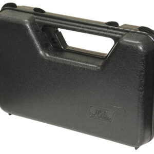 MTM Case-Gard 803R Single Handgun Case  made of Polypropylene w/ Black Finish Foam Padding Hinge & Latches 9" x 5.60" x 2" Interior Dimensions