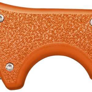 Cold Steel CS40ALZ Click-N-Cut Hunter 2.50" Fixed Bowie/Gut Hook/Plain/Serrated Satin 420J2 SS Blade/Orange ABS Handle Blister Pack Packaging