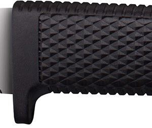 Cold Steel CS-36LPMF Pendleton Mini Hunter 3" Fixed Plain Stone Washed American CPM 3V High Carbon Steel Blade/Black Textured Kray-Ex Handle Includes Sheath