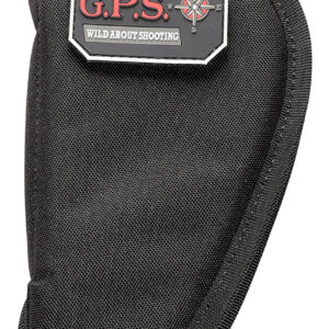 GPS Bags 1004CPCB Contoured Discreet Case w/ Black Finish w/ Lockable Zipper for 4" or Less Barrel Handgun