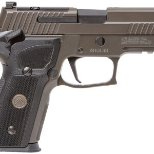 Sig Sauer E29R9LEGIONSAOR2 P229 Compact Legion SAO 9mm Luger 3.90" 15+1, Legion Gray Cerakote, Picatinny Rail/Beavertail Frame, Romeo 1 Cut Slide, Black G10 Grip, Night Sights