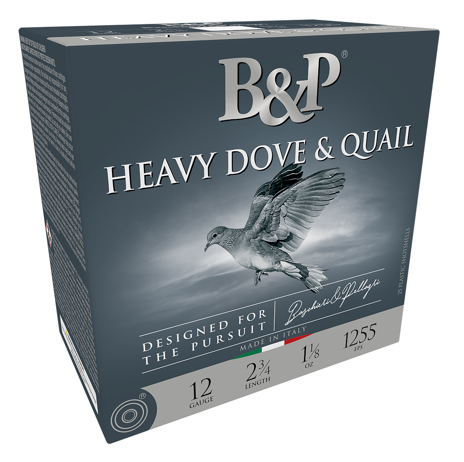 B&P 12b18d75 Heavy Dove & Quail 12gauge 2.75" 1 1/8oz 7.5shot 25 Per Box/10 Case