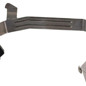 Timney Triggers ALPHAGLOCK34SILVR Alpha Competition 9mm Luger/40 S&W, Silver Straight Trigger, Compatible w/Glock Gen3-4