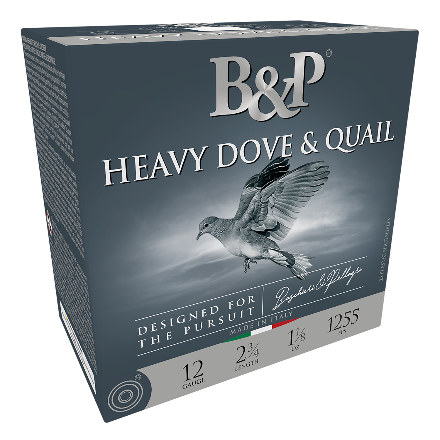 B&P 12b18d6 Heavy Dove & Quail 12gauge 2.75" 1 1/8oz 6shot 25 Per Box/10 Case