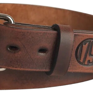 1791 Gunleather BLT014650VTGA 01 Gun Belt Vintage Leather 46/50 1.50" Wide Buckle Closure