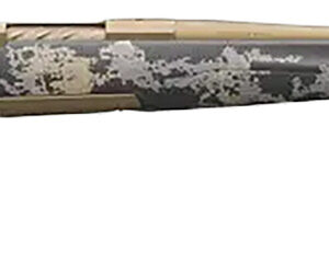 Browning 035582229 X-Bolt Mountain Pro Burnt Bronze SPR 300 Win Mag 3+1 22" Fluted, Burnt Bronze Cerakote Barrel/Rec, Carbon Fiber Stock With Accent Graphics, Recoil Hawg Muzzle Brake