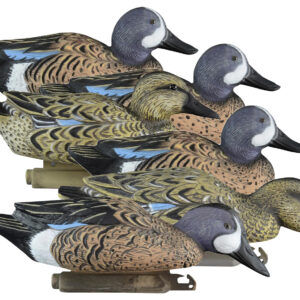Higdon Outdoors 19953 Standard  Blue Wing Teal Species Multi Color Foam Filled 6 Pack