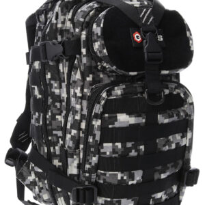 GPS Bags T1611BOBGD Tactical Bugout Bag Backpack Gray Digital 600D Polyester 2 Handguns