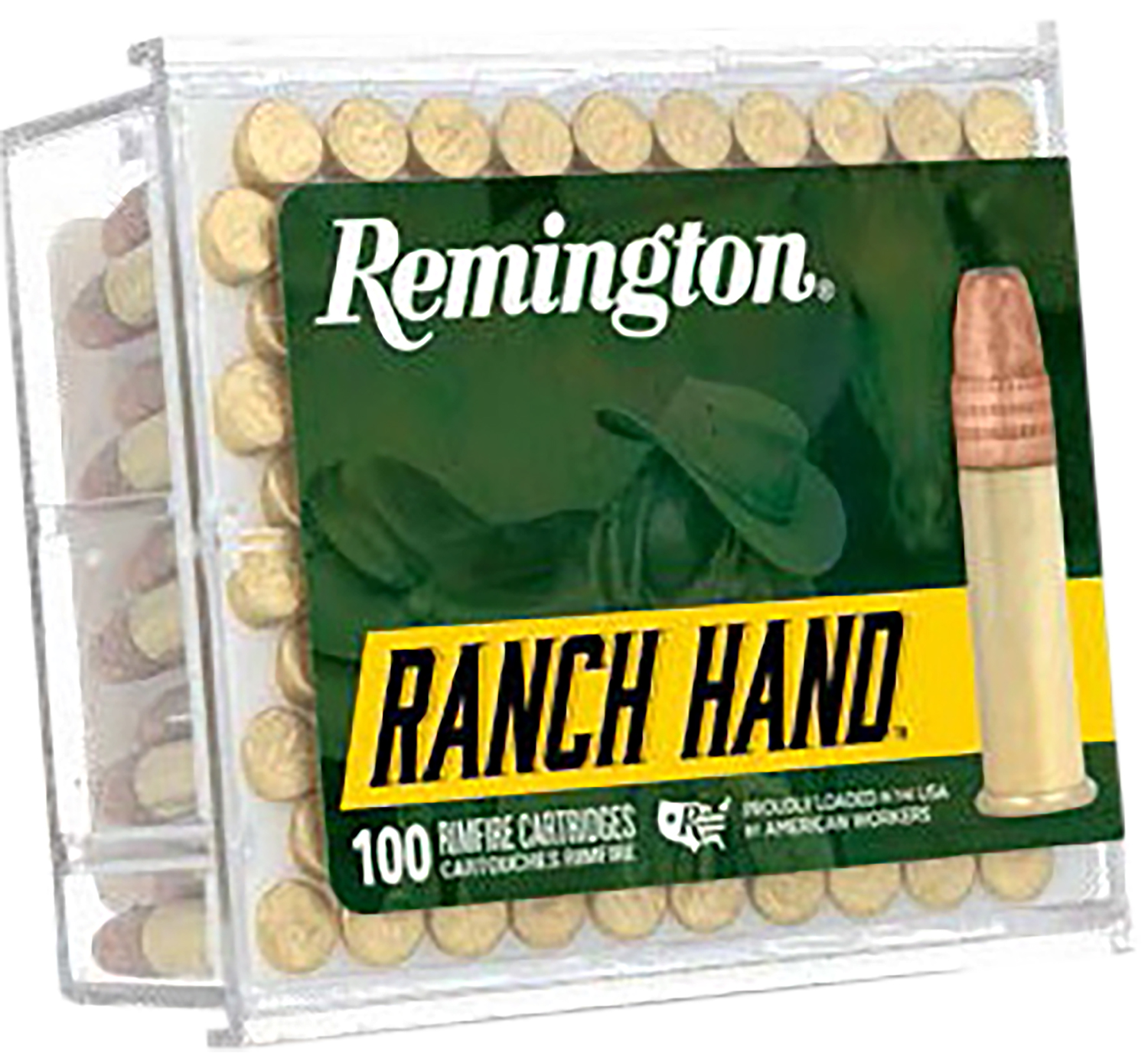 REMINGTON Ammunition R21263 Ranch Hand 22lr 42gr Plated Lead Round Nose 100 Per Box/50 Case