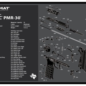 TekMat TEKR17KELPMR3  Cleaning Mat 17"x11" Gray Thermoplastic Fiber Top w/Vulcanized Rubber Back/ TEKMAT Logo Illustration