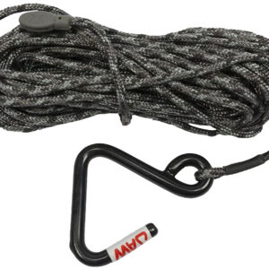 Hawk HWK-HA3032 Jaw Hook Hoist Rope Black 35' Long