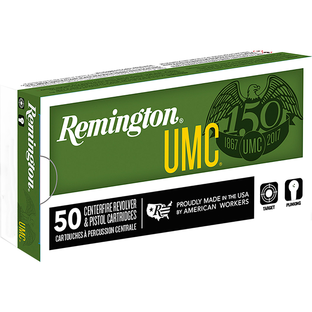REMINGTON Umc Handgun Ammo 9mm 147 Gr. Fmj 50 Rd.