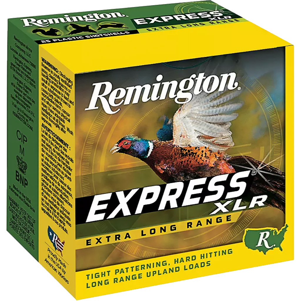 REMINGTON Express Extra Long Range Loads 12 Ga. 2.75 In. 1 1/4 Oz. 4 Shot 25 Rd.