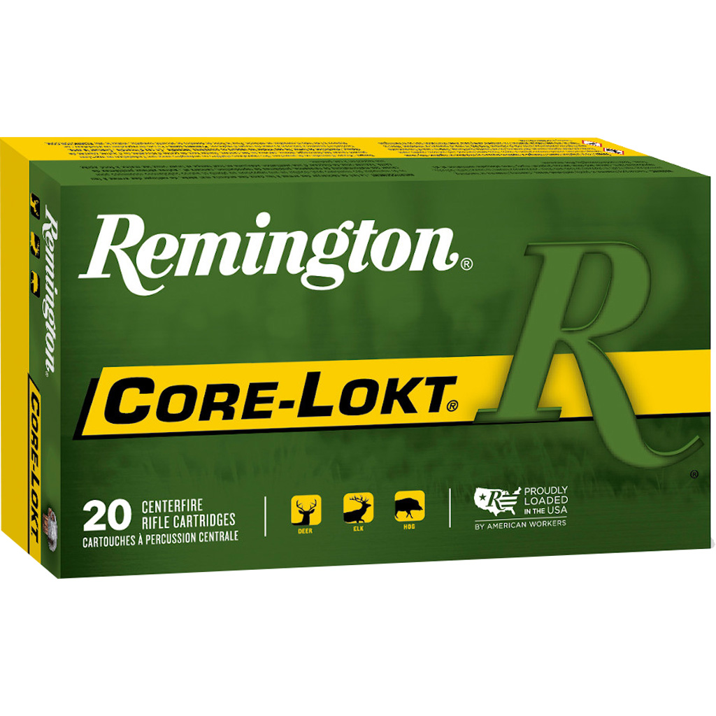 REMINGTON Core-lokt Centerfire Rifle Ammo 270 Wsm 130 Gr. Core-lokt Psp 20 Rd.