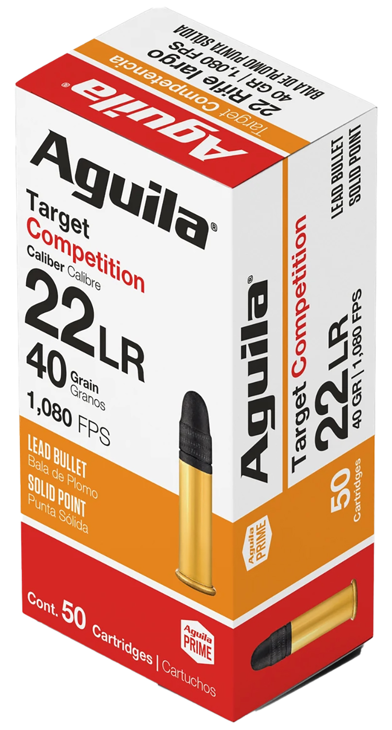 AGUILA 1b220514 Competition 22lr 40gr Lead Solid Point 50 Per Box/20 Case