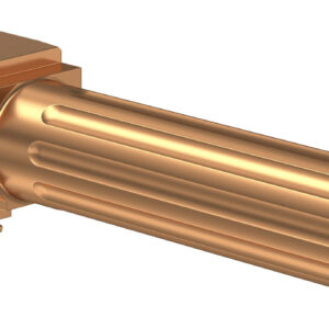 CMC Triggers 75524 Match Precision  Compatible w/ Glock 19 Gen3-4 9mm Luger 4.01" Bronze Bead Blasted Satin DLC Stainless Steel Fluted Match Grade Barrel