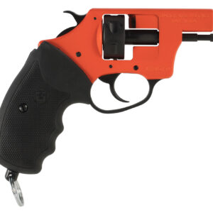Charter Arms 82090 Pro 209  209 Primers, 6rd Orange Cerakote Aluminum Frame, Black Rubber Grips