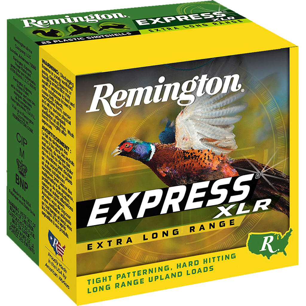 REMINGTON Express Extra Long Range Loads 12 Ga. 2.75 In. 1 1/4 Oz. 5 Shot 25 Rd.