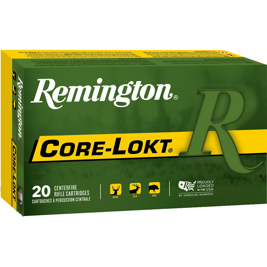 REMINGTON Core-lokt Centerfire Rifle Ammo 35 Whelen 200 Gr. Core-lokt Psp 20 Rd.
