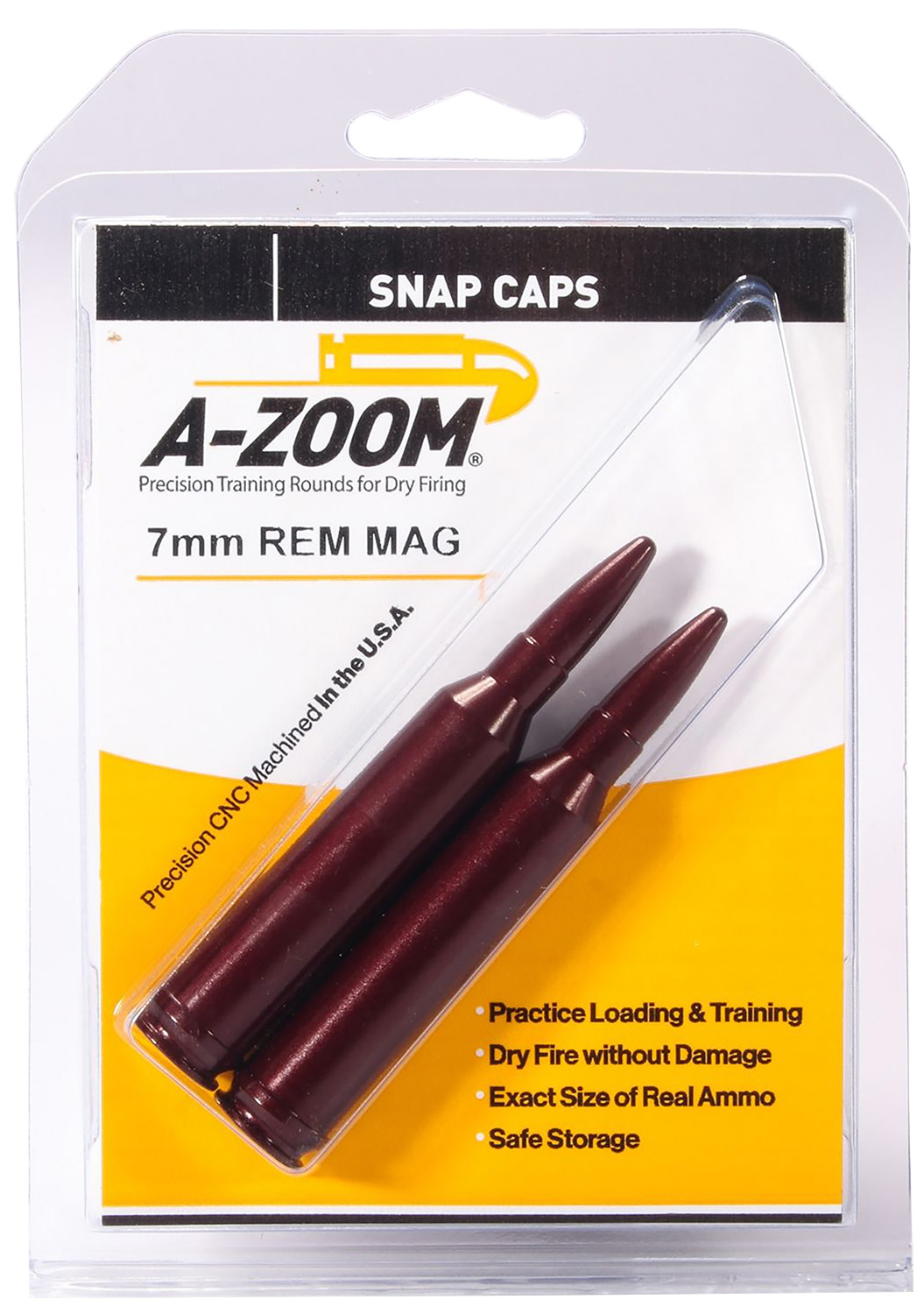 A-ZOOM 12252 Rifle Snap Cap 7mm Rem Mag 2pack