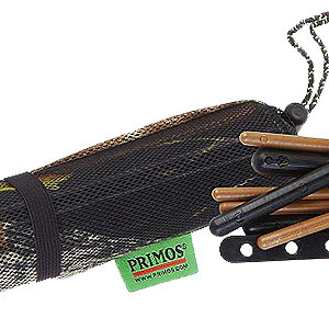 Primos 730 Rattling System Big Buck Bag Attracts Deer Black/Brown Wood