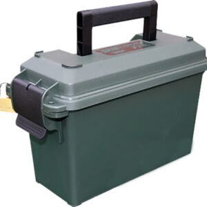 MTM Case-Gard AC30T11 Ammo Can Tall 30Cal Handgun Forest Green Polypropylene