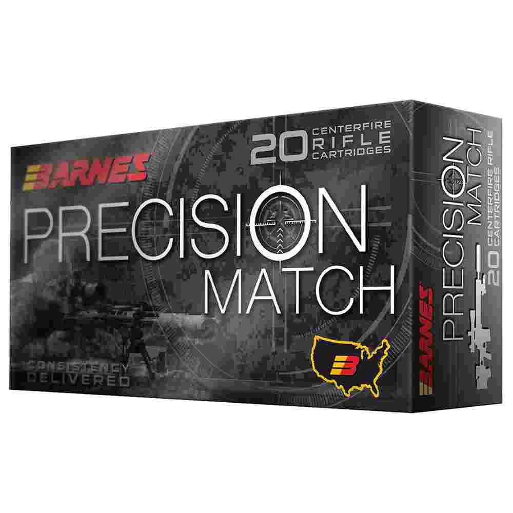 BARNES Precision Match Ammunition .300 Aac Blackout 125 Gr 2215 Fps Otm Bt 20/ct