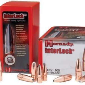 Hornady InterLock Bullets .30 cal .308" 150 gr RN 100/ct
